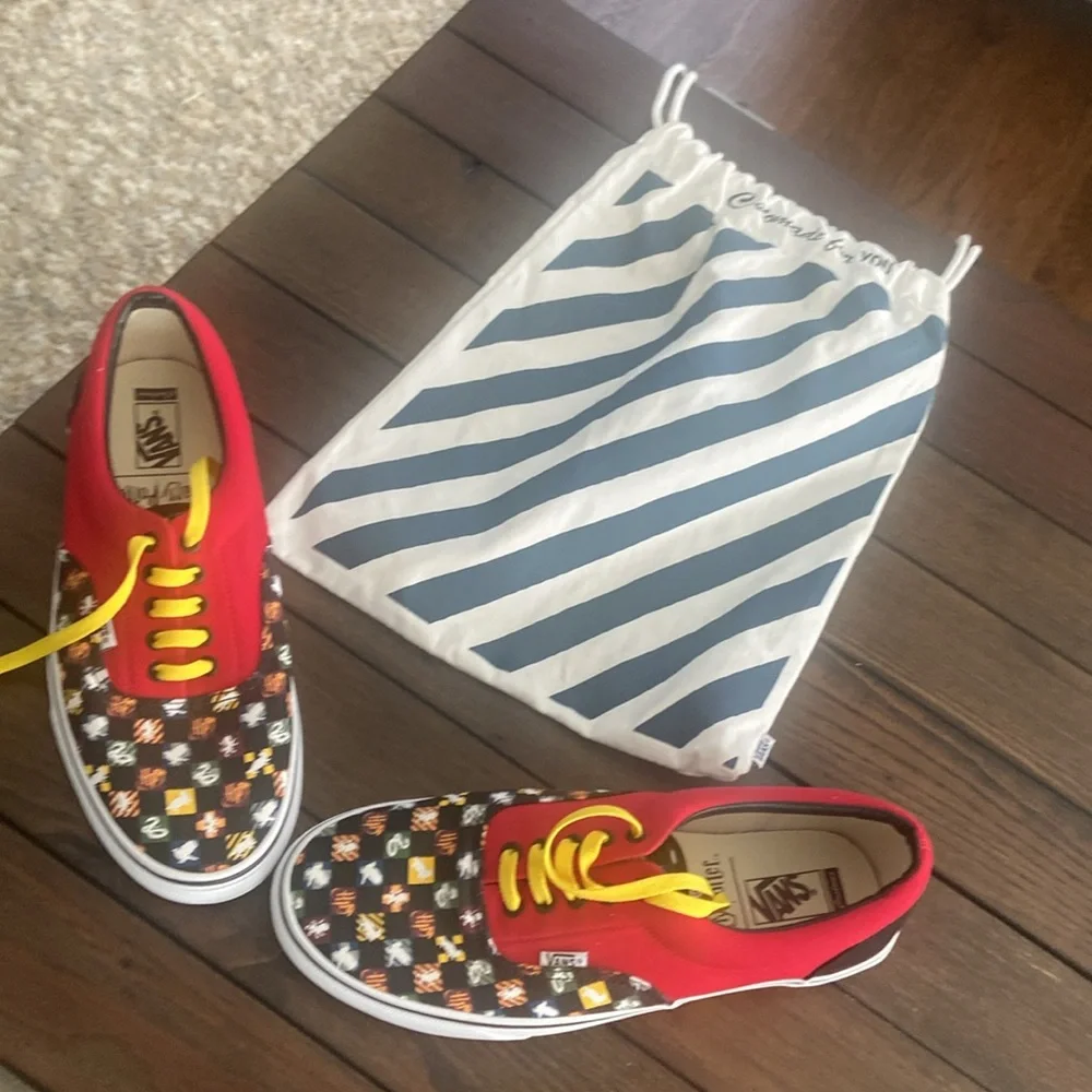 Rare custom Vans Harry Potter sneakers size-12 With bag